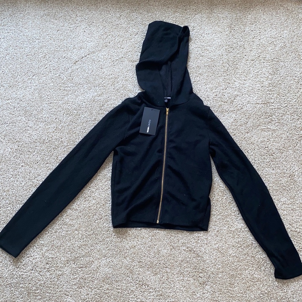 Fashipn nova cropped soft hoodie